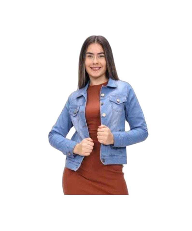 CASACA JEANS CONFORT PARA DAMA - 1