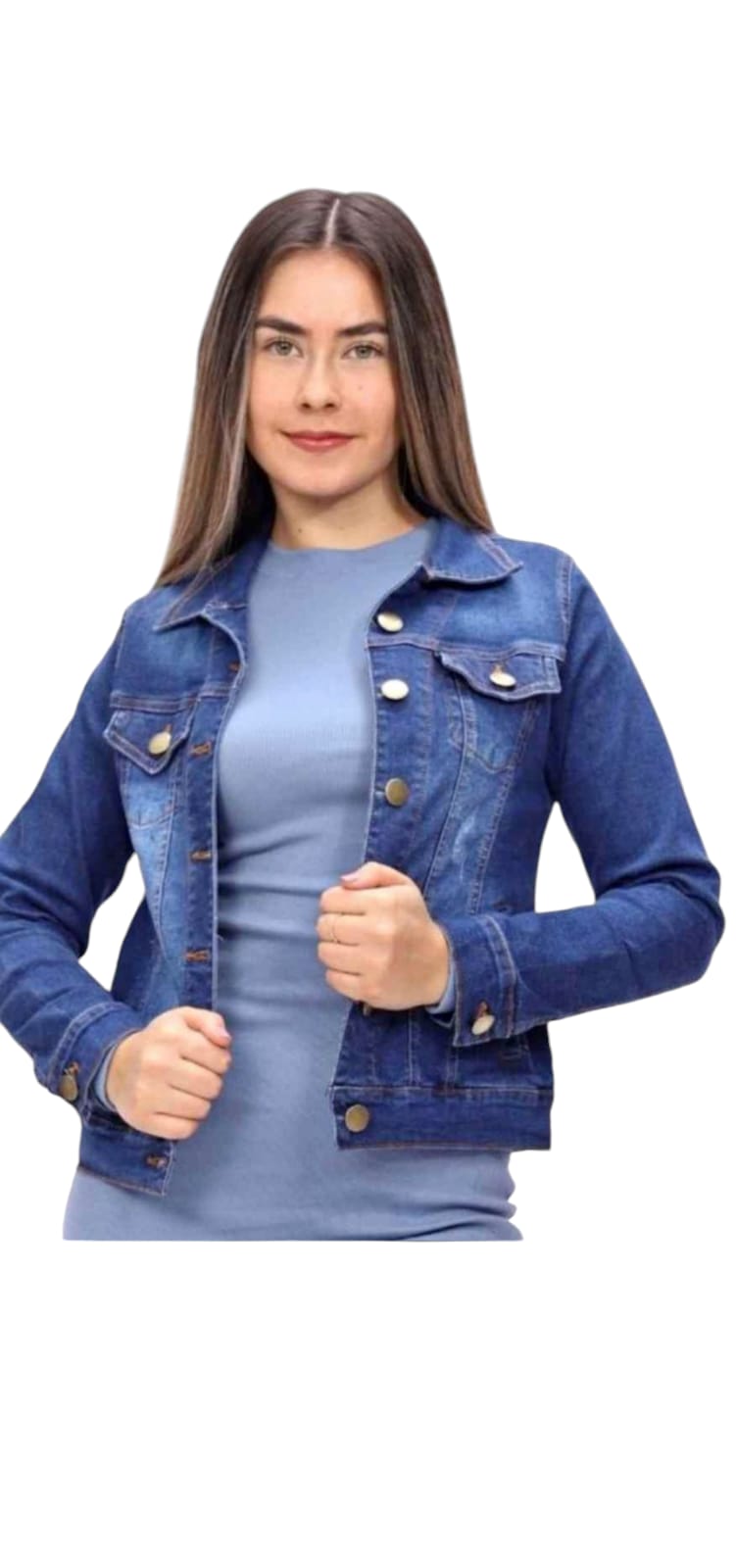 CASACA JEANS CONFORT PARA DAMA - 1