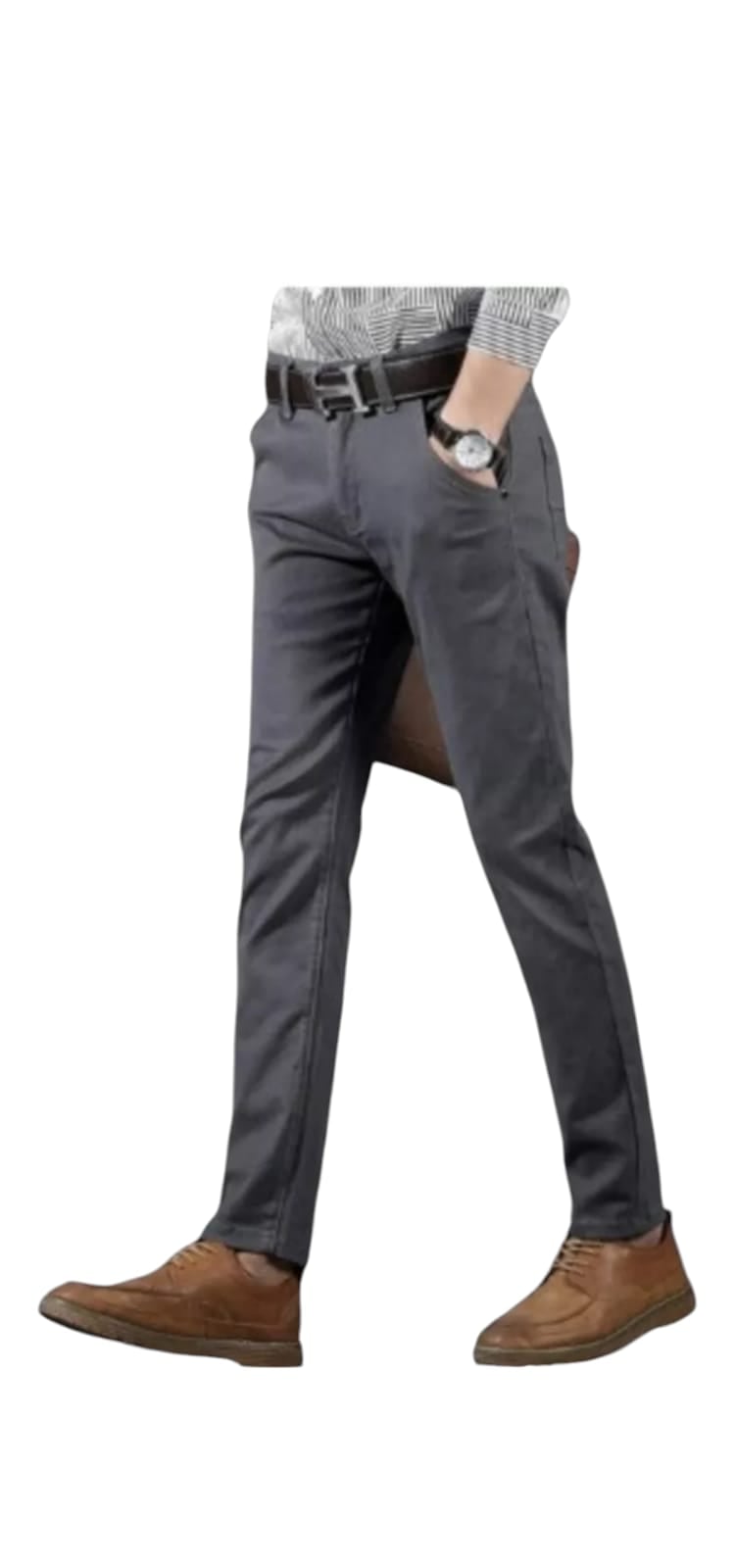 PANTALONES DRILL DE VESTIR PARA HOMBRE - 1