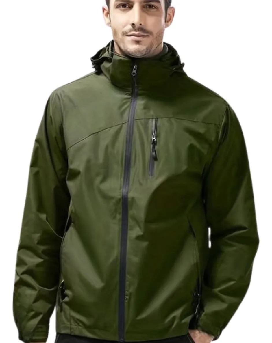 CASACA CORTA VIENTO SEMI-IMPERMEABLE PARA HOMBRE - 1