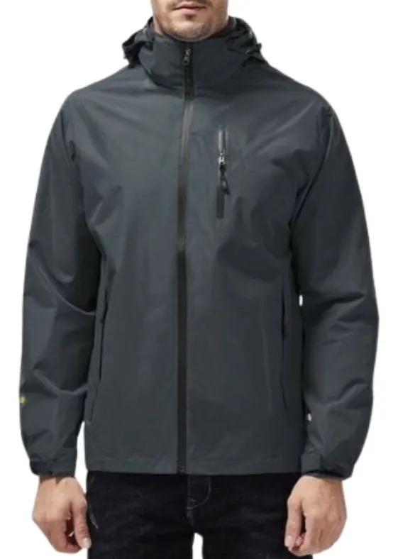 CASACA CORTA VIENTO SEMI-IMPERMEABLE PARA HOMBRE - 1