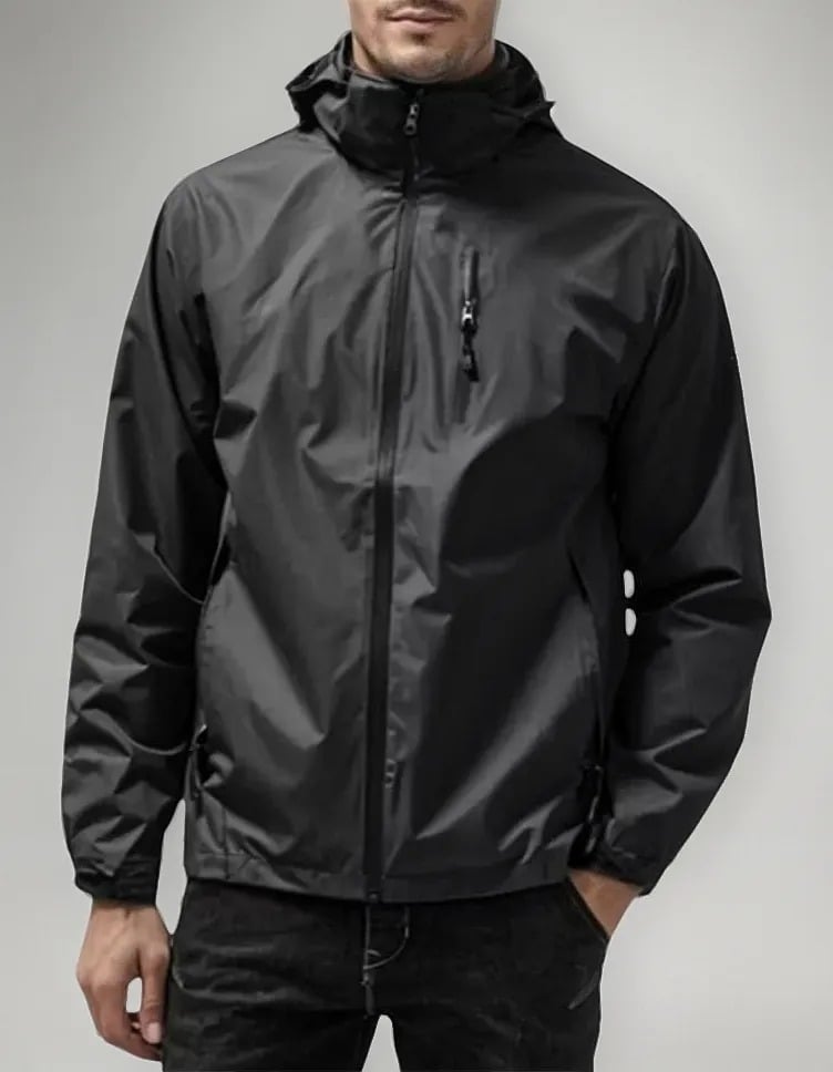CASACA CORTA VIENTO SEMI-IMPERMEABLE PARA HOMBRE - 1
