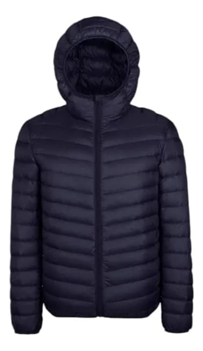 CASACA SEMI-IMPERMEBLE PUFFER ABRIGADOR  CON CAPUCHA PARA HOMBRES - 1