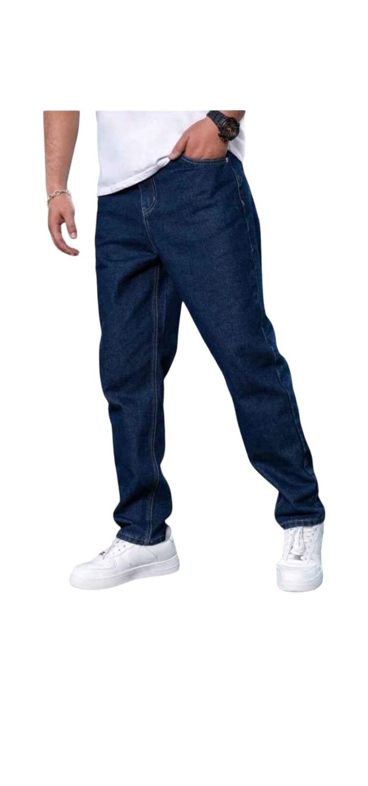 PANTALONES BAGGY JEANS PARA HOMBRE 
PANTALONES JEANS SUELTOS CORTE CLASICO - 1