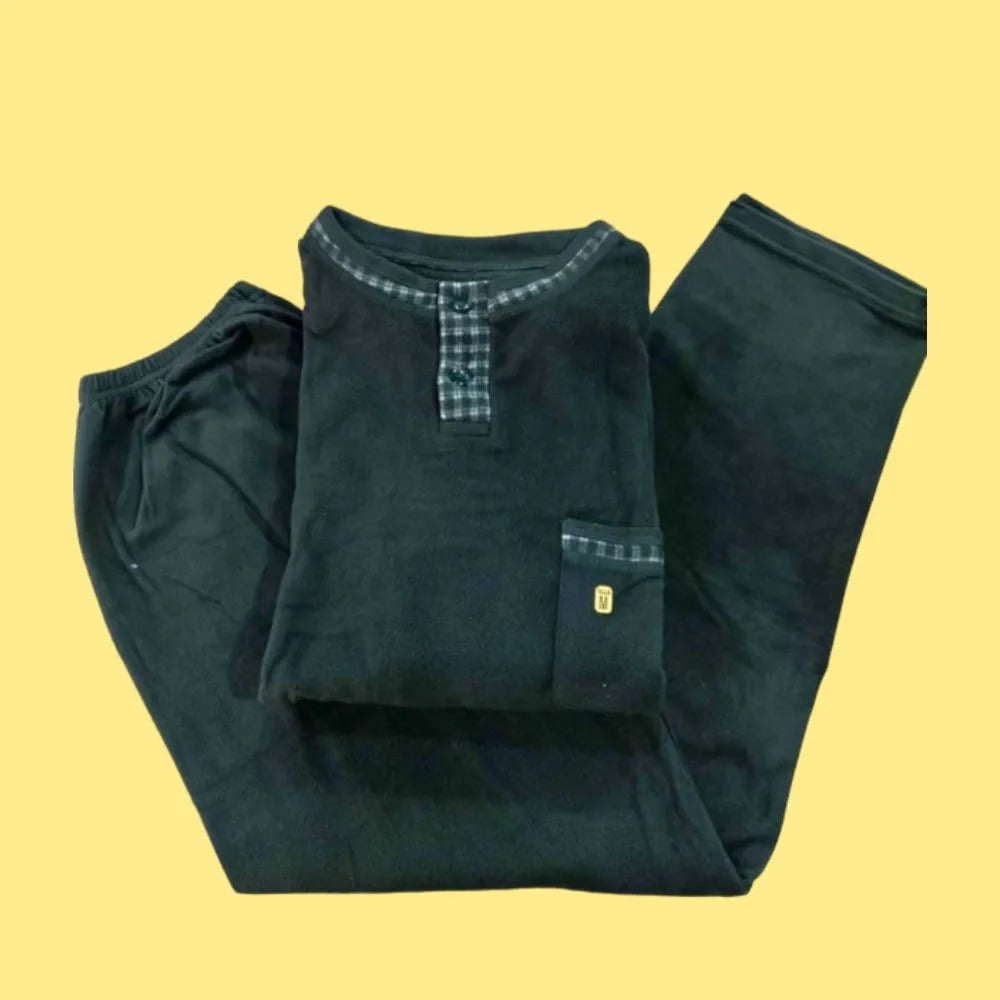 PIJAMAS ABRIGADORAS DE MICROPOLAR PARA HOMBRE. - 1