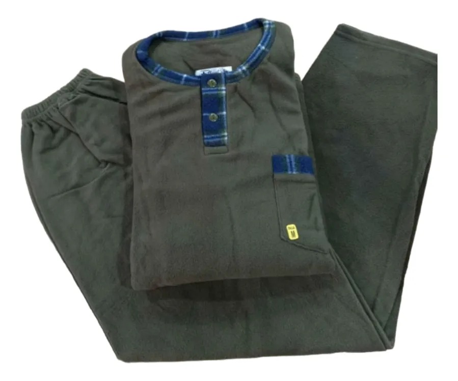 PIJAMAS ABRIGADORAS DE MICROPOLAR PARA HOMBRE. - 1