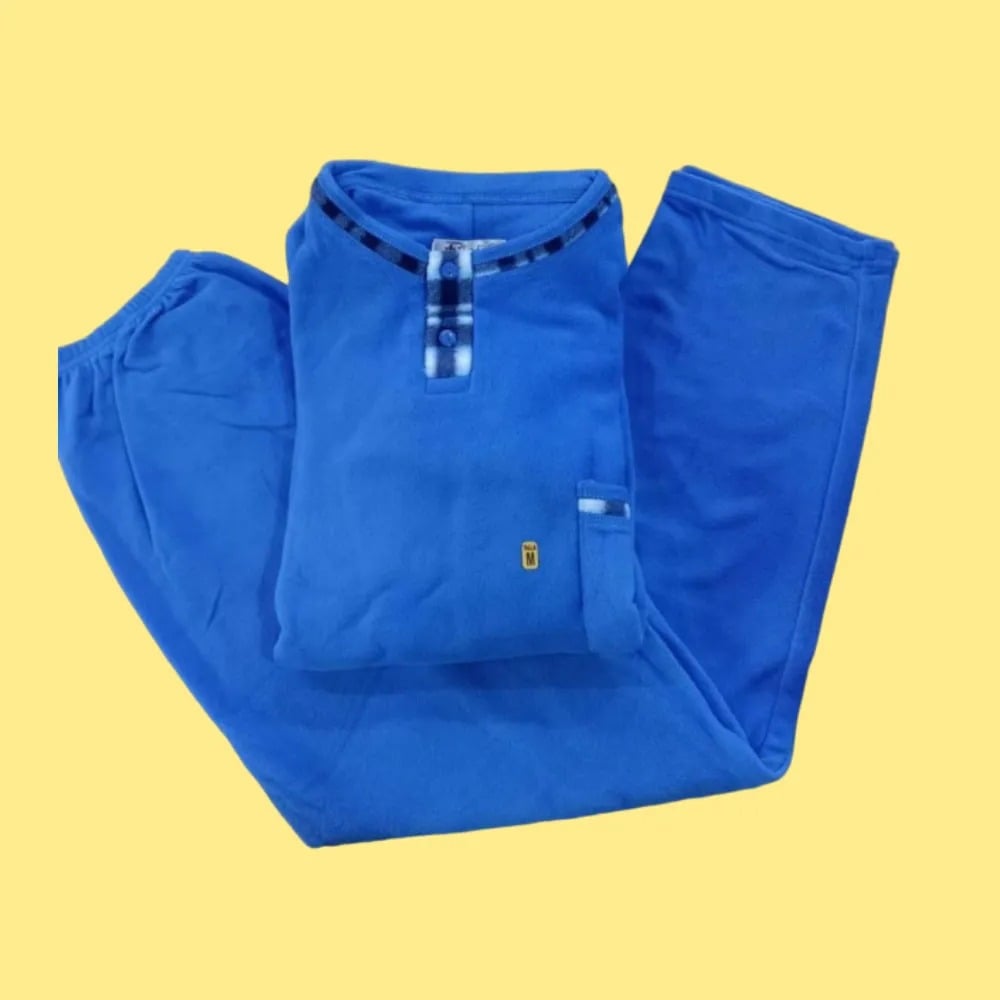 PIJAMAS ABRIGADORAS DE MICROPOLAR PARA HOMBRE. - 1