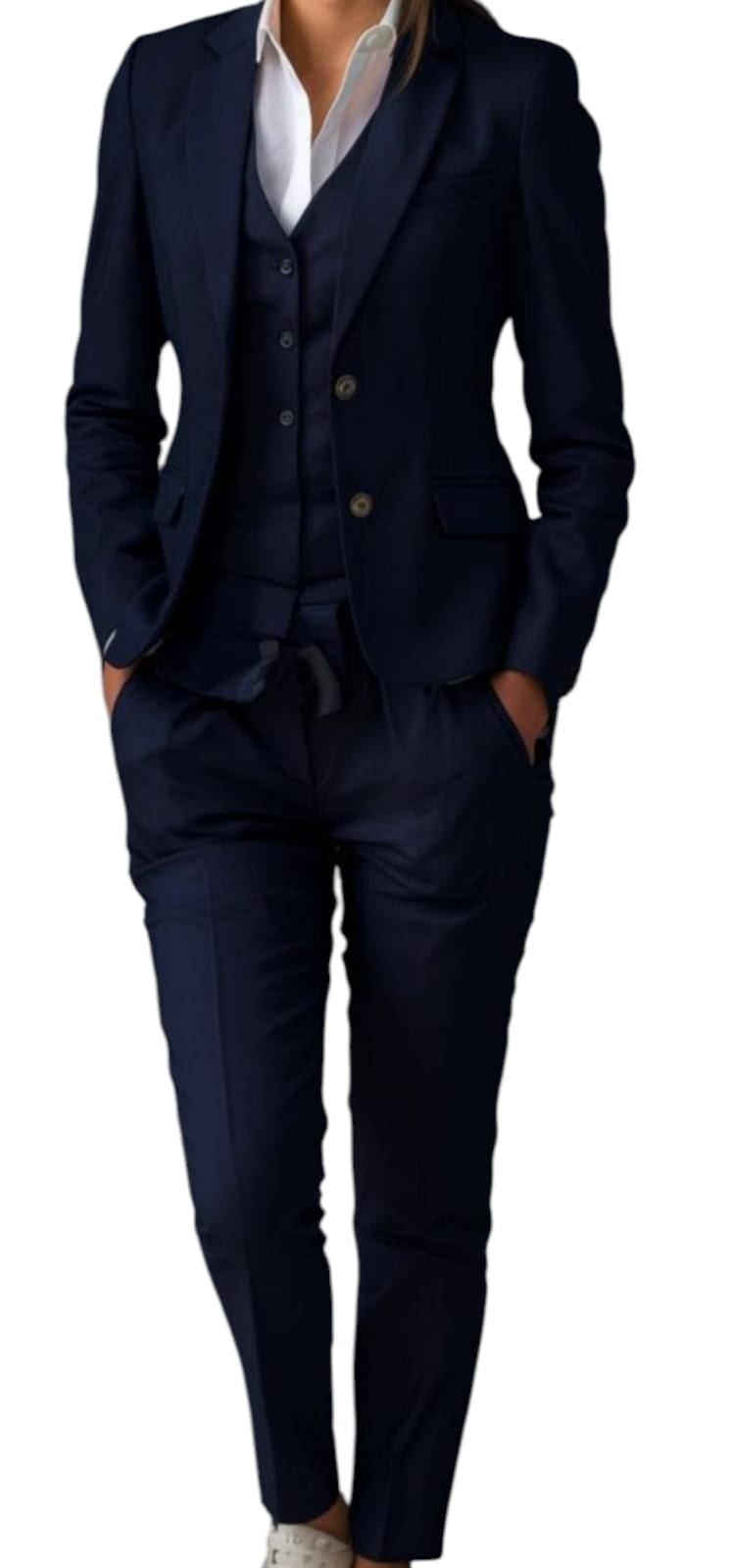 TRAJE SASTRE PARA DAMA, CONJUNTO ELEGANTE SACO MAS PANTALON - 1