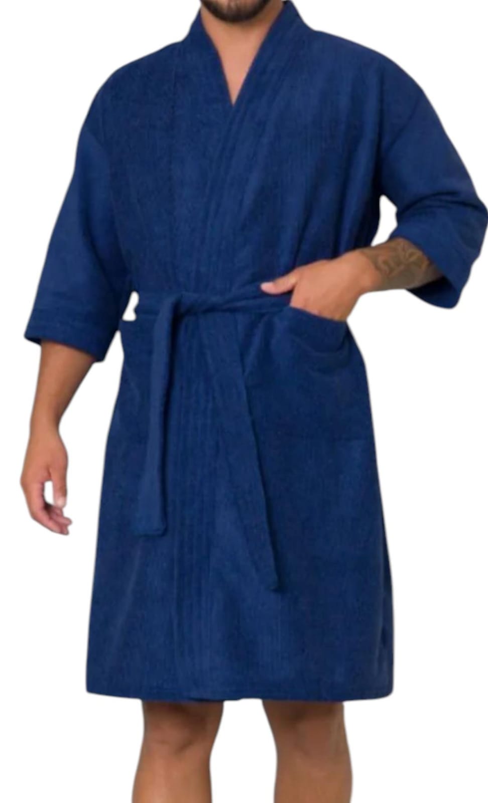 BATA, SALIDA DE BAÑO O TOALLA DE ALGODON PARA HOMBRES
EXCELENTE CALIDAD - 1