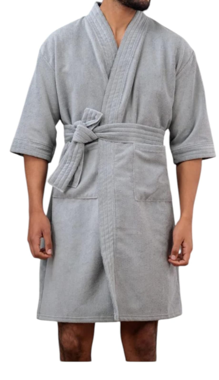 BATA, SALIDA DE BAÑO O TOALLA DE ALGODON PARA HOMBRES
EXCELENTE CALIDAD - 1