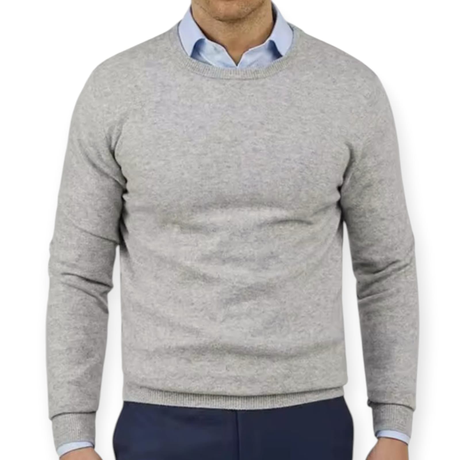 CHOMPAS DE HILO CUELLO REDONDO, EXCELENTE CALIDAD PARA HOMBRE
IDEAL PARA OFICINA - 1