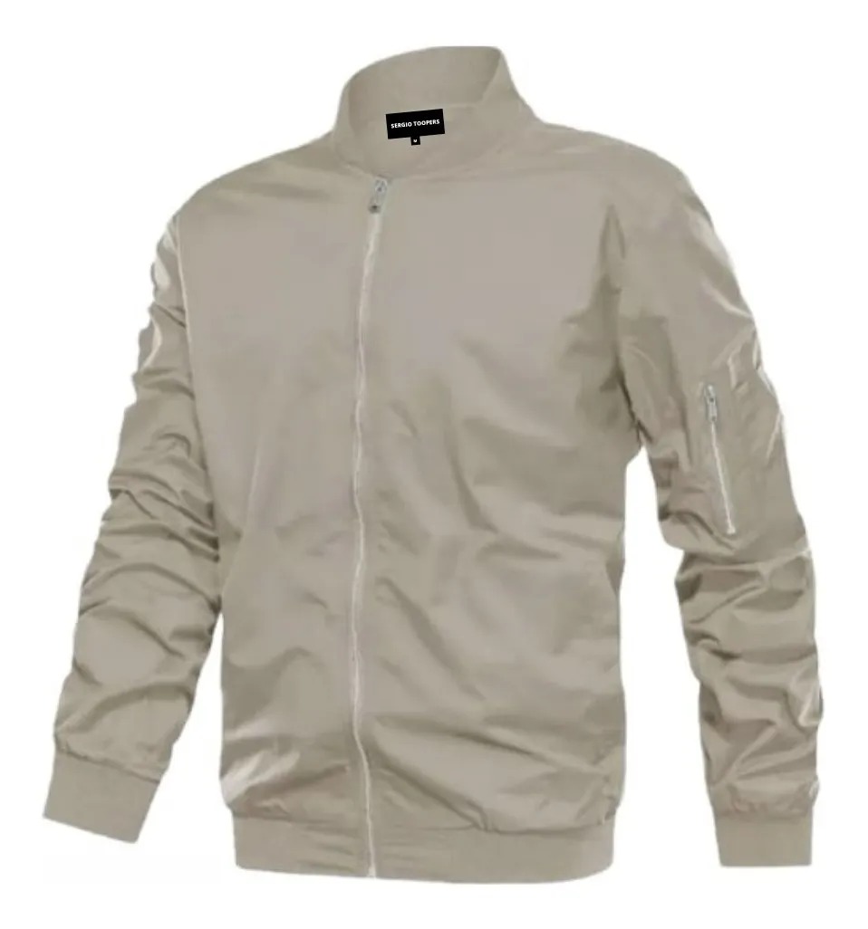 CASACA HOMBRE BOMBERT JACKET ABRIGADOR SEMI-IMPERMEABLE CON FORRO INTERNO. - 1
