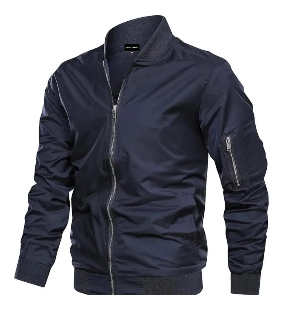 CASACA HOMBRE BOMBERT JACKET ABRIGADOR SEMI-IMPERMEABLE CON FORRO INTERNO. - 1