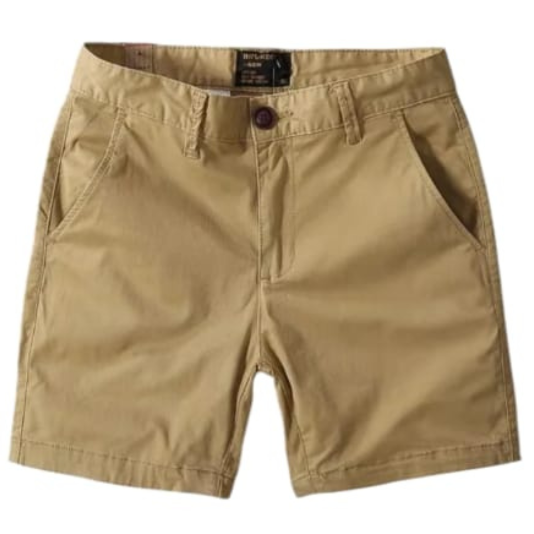 SHORT BERMUDA PARA NIÑOS, PLAYERO DE MATERIAL DRILL TALLAS 6, 8, 10
CON LIGA EN LA CINTURA DE ALTA CALIDAD - 1
