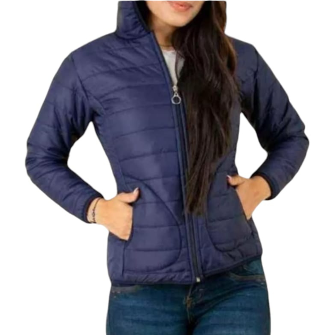 CASACA MUJER PUFFER SEMI-IMPERMEABLE ABRIGADOR PARA DAMA
IDEAL PARA MOMENTOS DE FRIO. - 1