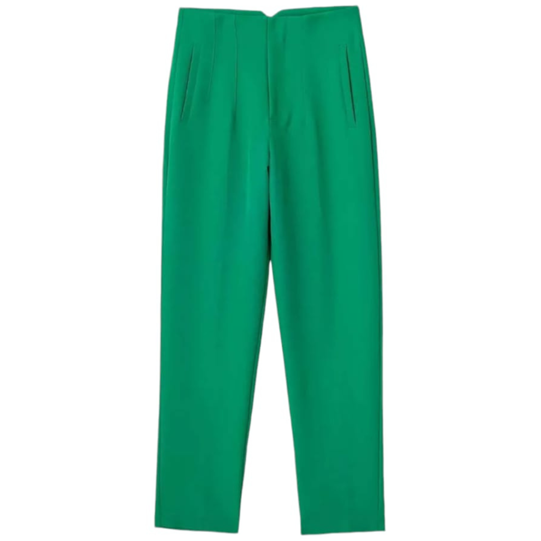 PANTALONES DE VESTIR DAMA, ELEGANTES CON PIZAS DE EXCELENTE CALIDAD IDEAL PARA OFICINA. - 1