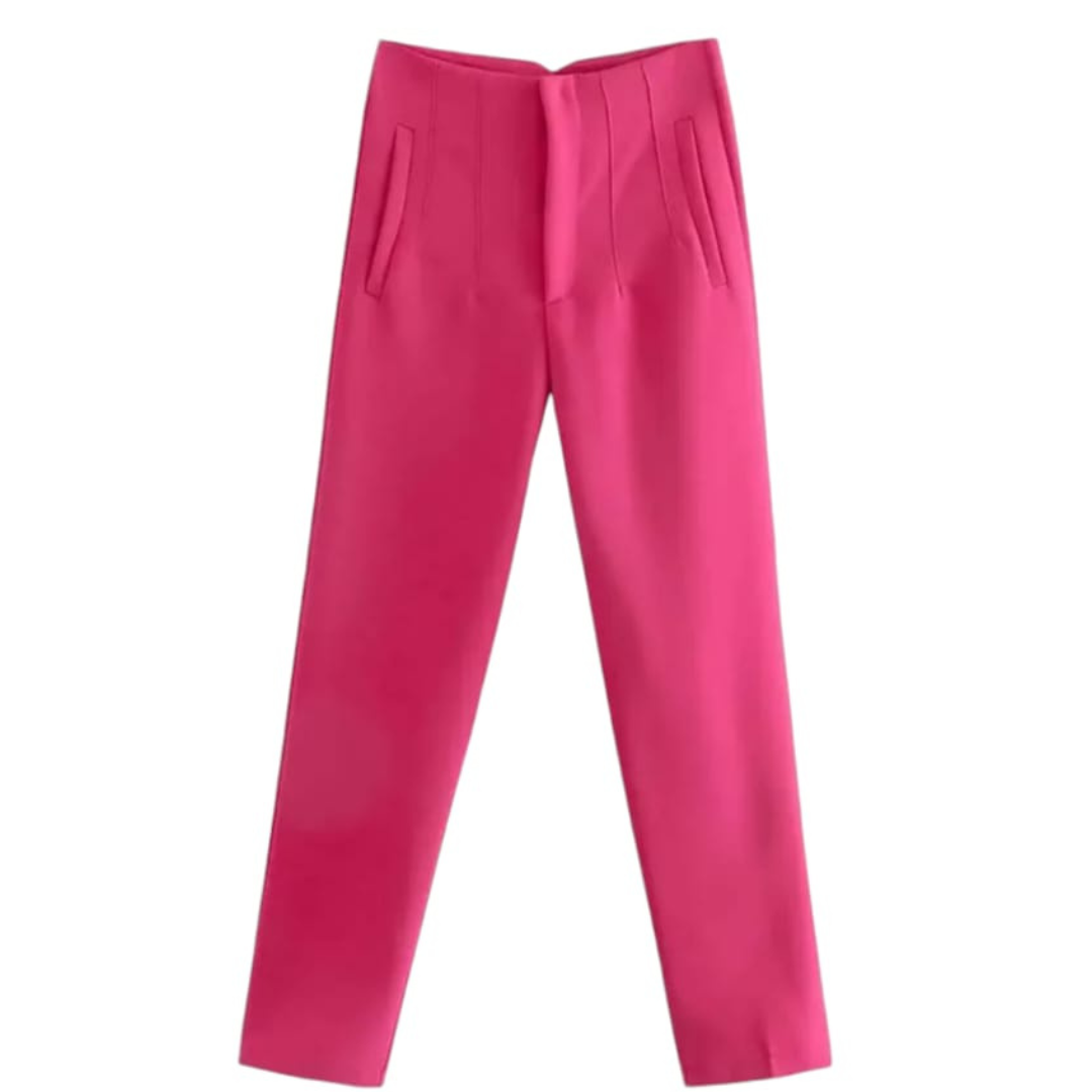 PANTALONES DE VESTIR DAMA, ELEGANTES CON PIZAS DE EXCELENTE CALIDAD IDEAL PARA OFICINA. - 3