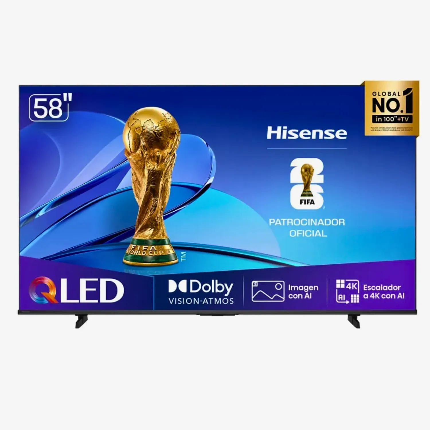 Televisor Hisense 58 58Q6QV QLED 4K - 1