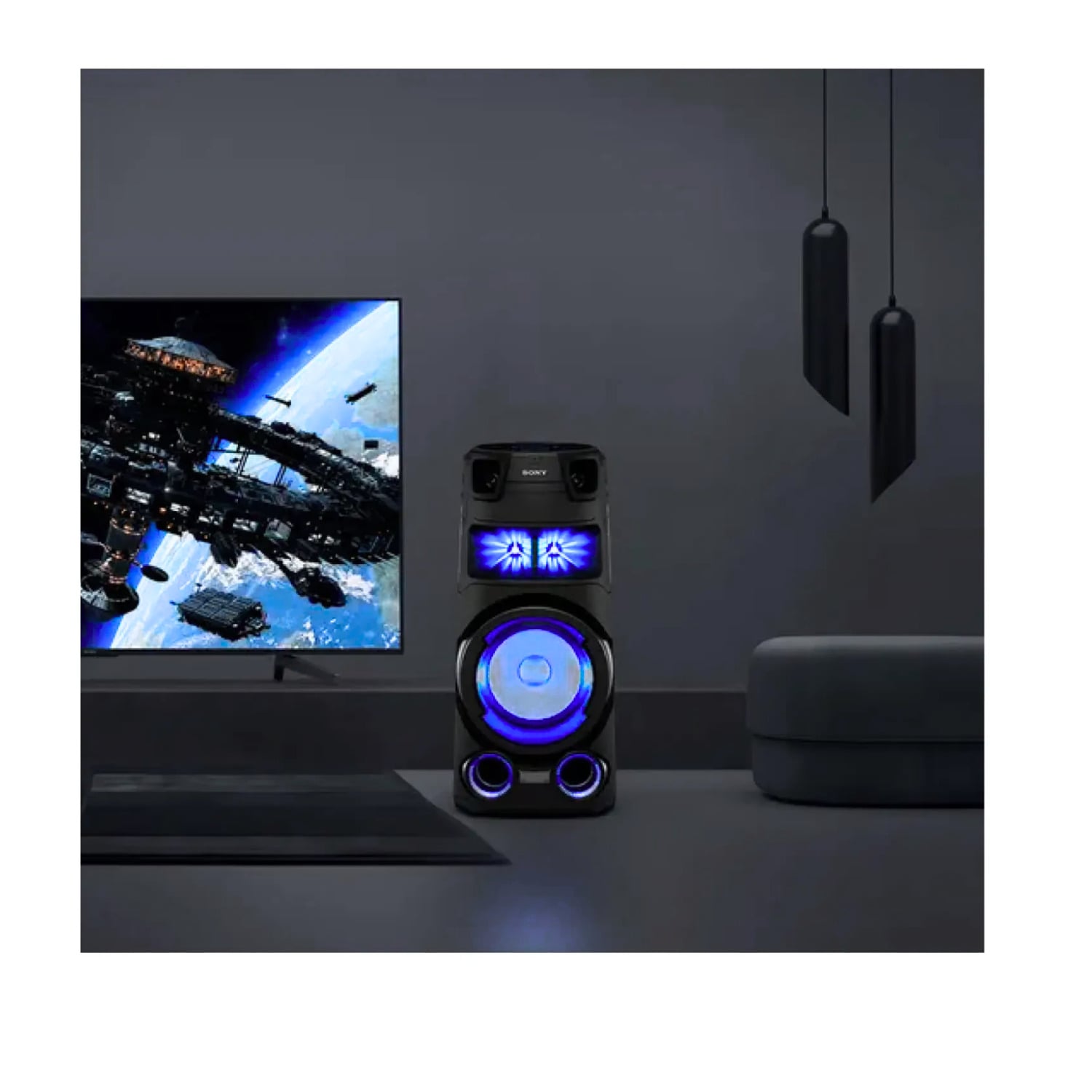EQUIPO DE SONIDO SONY MHC-V73D BLUETOOTH HDMI DVD Y KARAOKE - 5