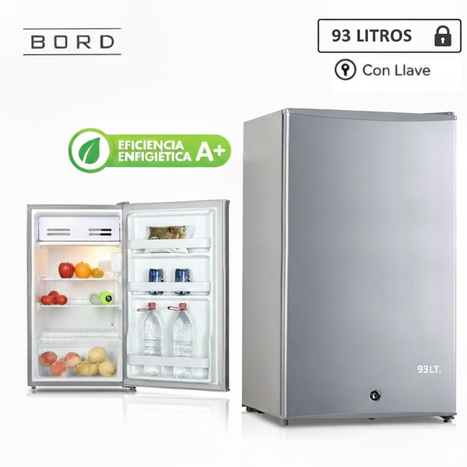 FRIGOBAR BORD MI120S-M 93L SILVER - 1
