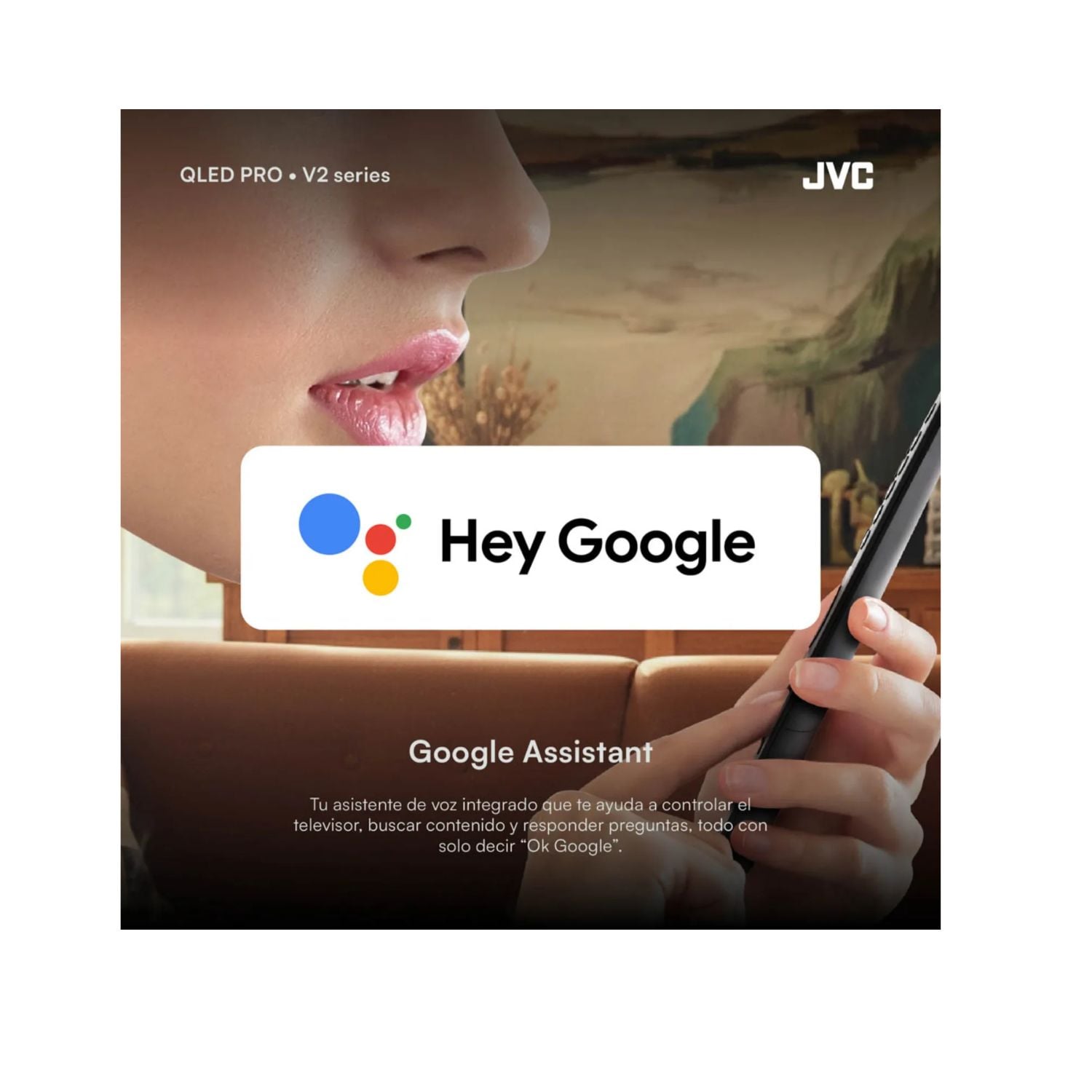 TELEVISOR JVC 58''  LT-58KM858 QLED PRO 4K GOOGLE TV - 4