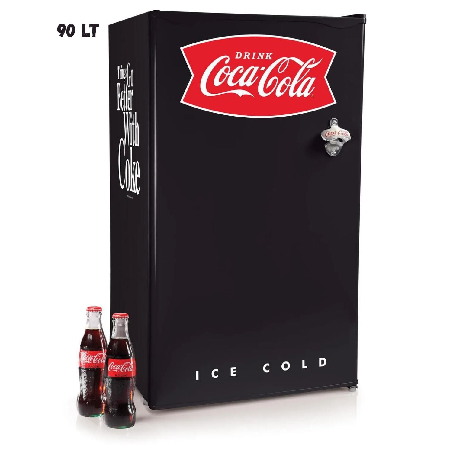 FRIGOBAR NOSTALGIA 90 LT COCA COLA CRF32BKCK NEGRO - 1