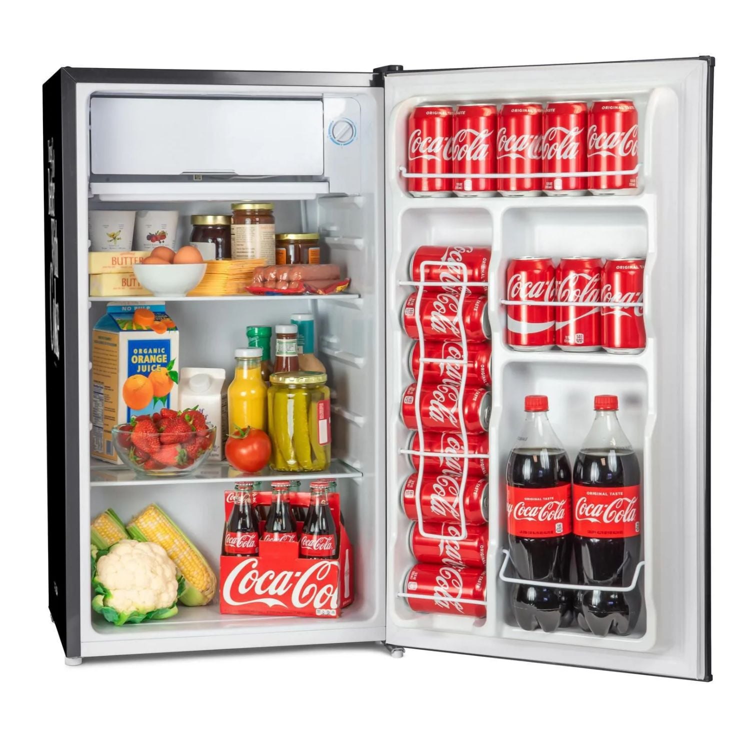 FRIGOBAR NOSTALGIA 90 LT COCA COLA CRF32BKCK NEGRO - 2