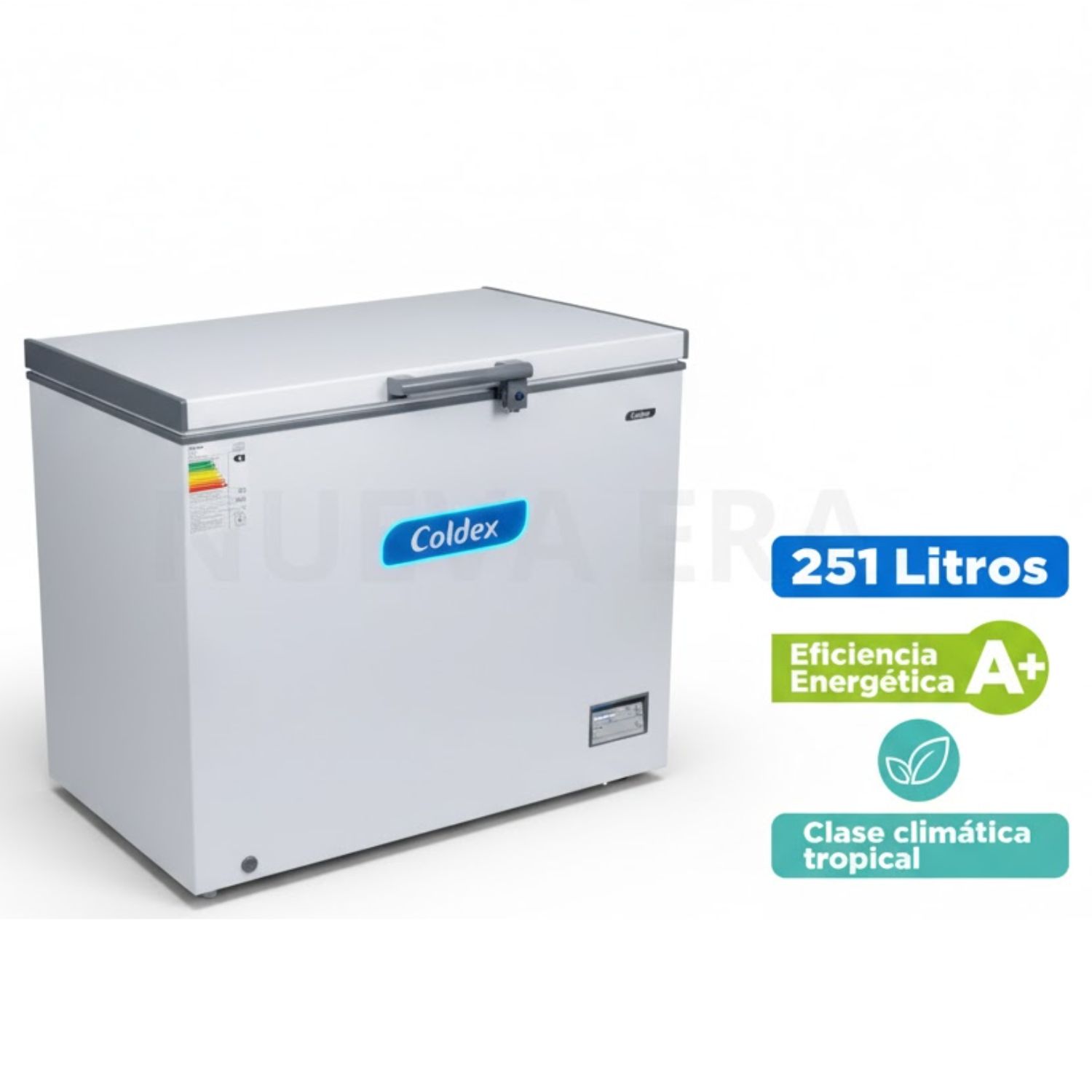 CONGELADORA COLDEX 251LT CH10PLUS BLANCO - 1