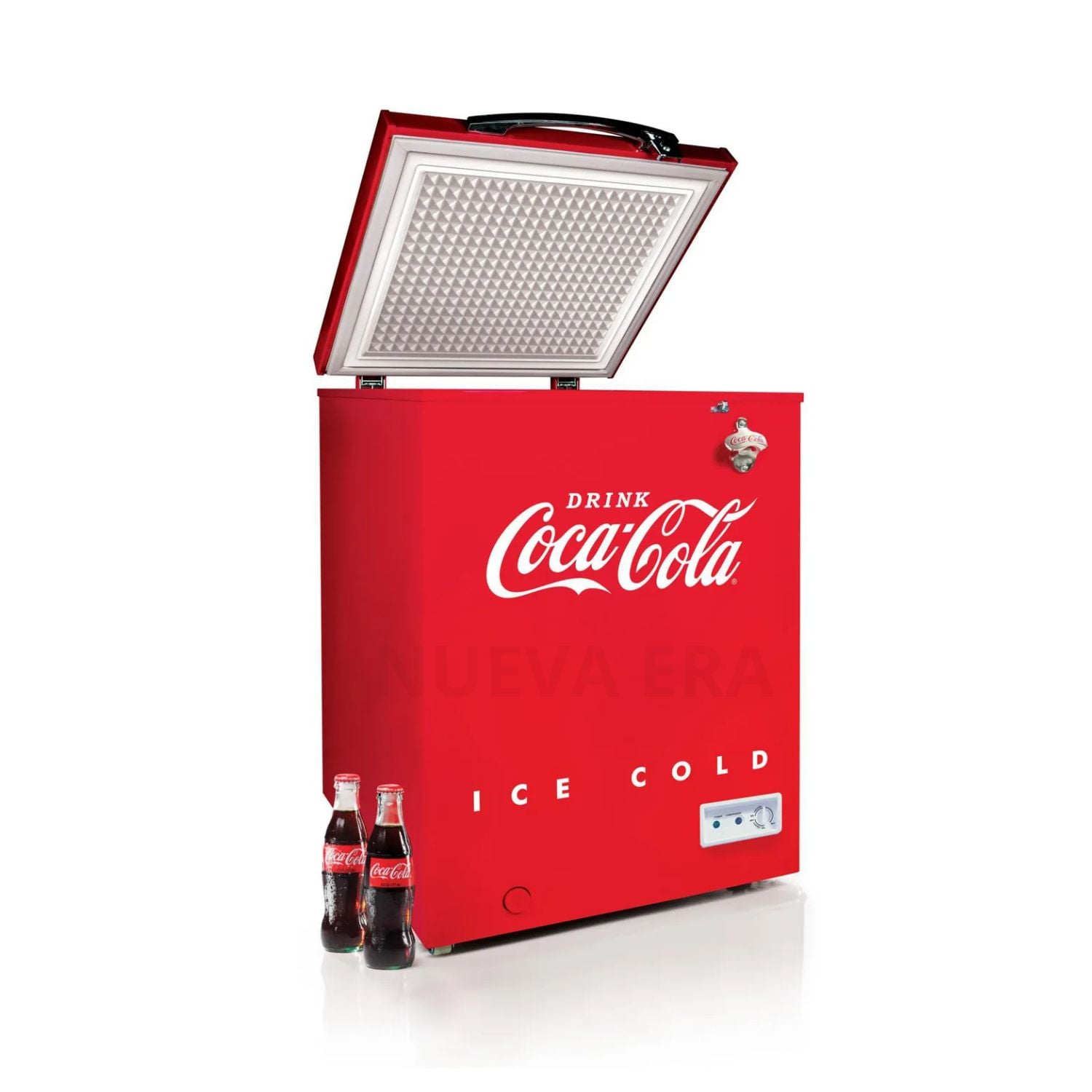 CONGELADORA NOSTALGIA 140L COCA COLA CKRFCF50CR ROJO - 2