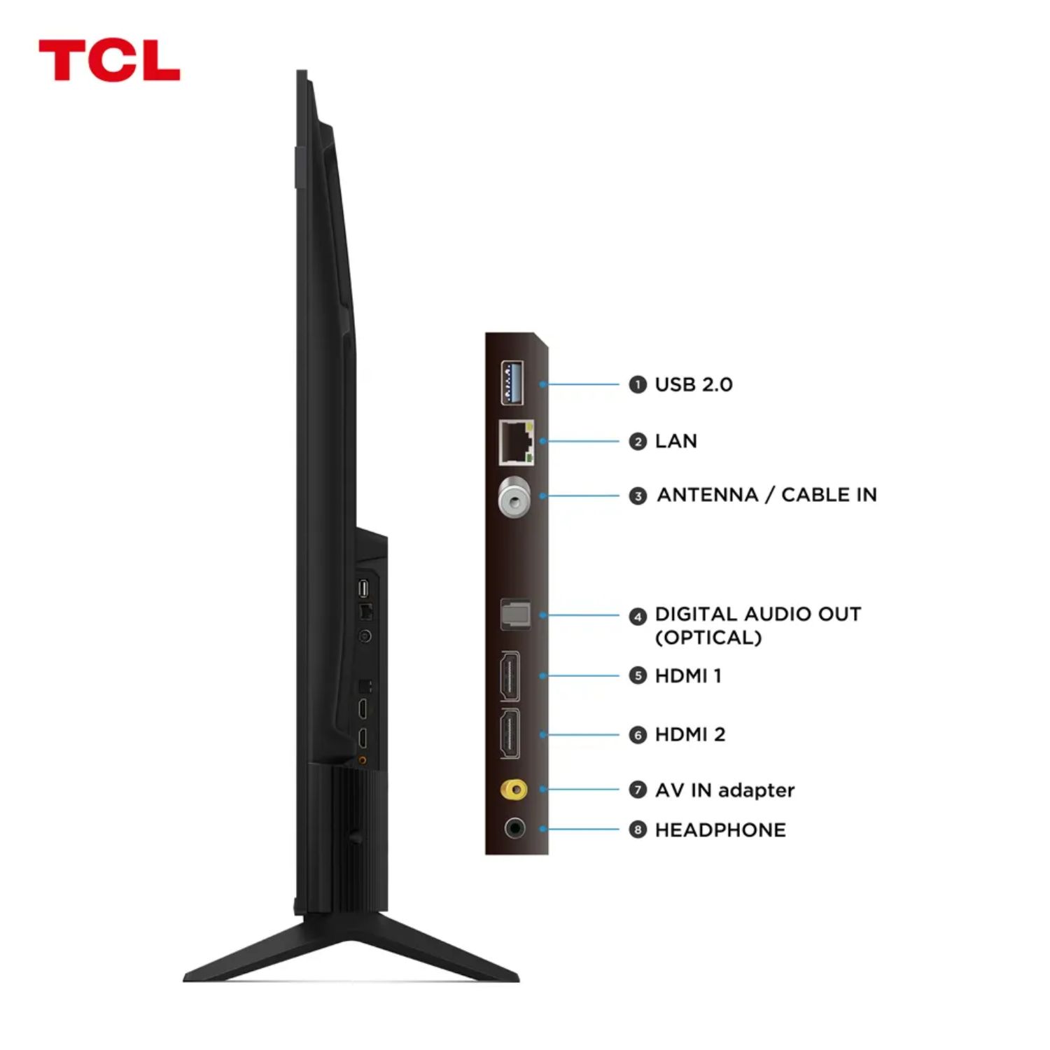 TELEVISOR TCL 50 50S5K QLED FHD - 6