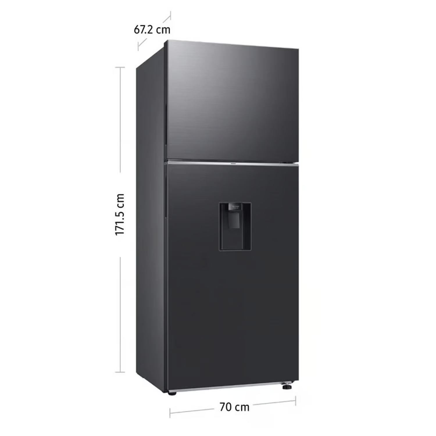 REFRIGERADORA SAMSUNG RT38DG6730B1PE  384L NO FROST NEGRO - 2