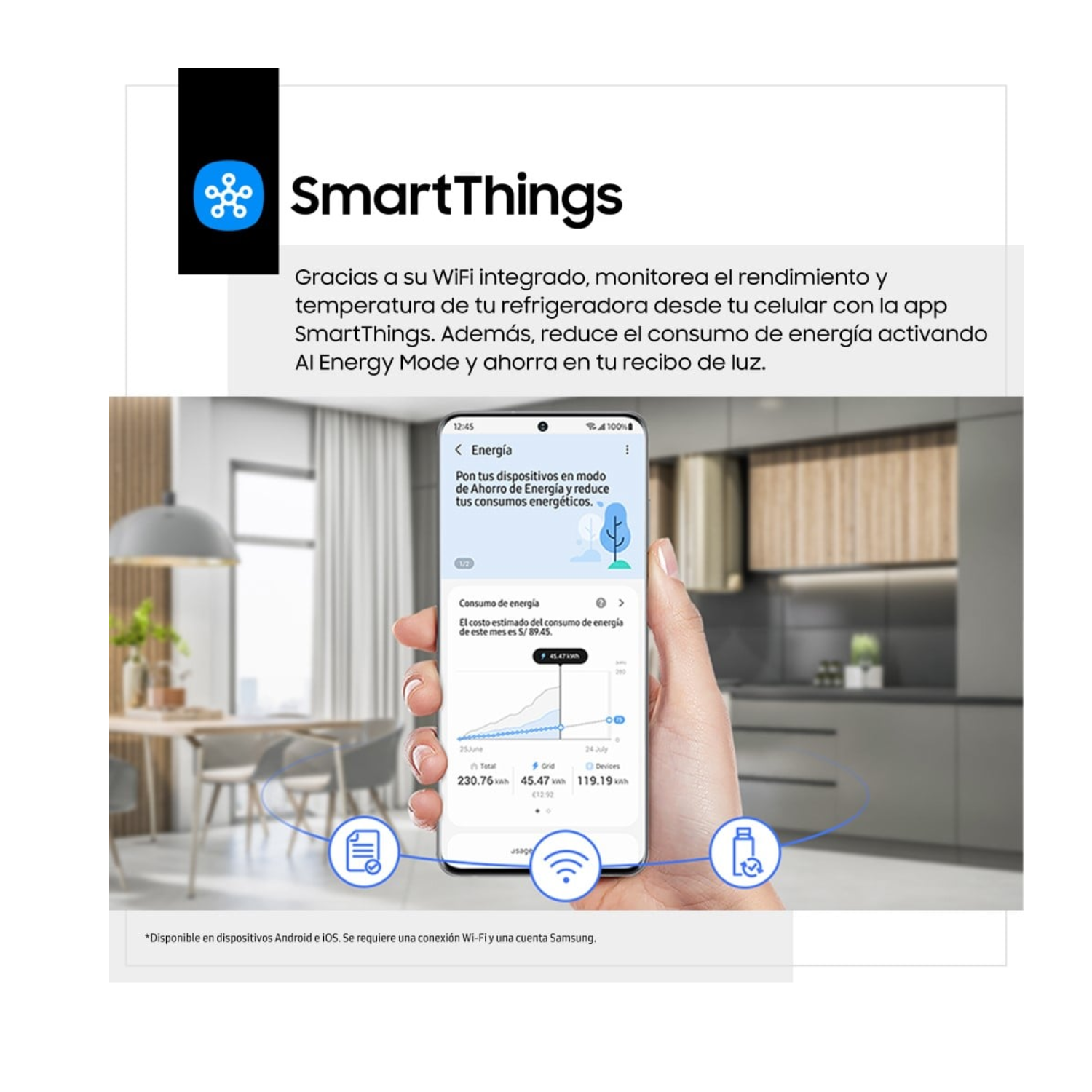 REFRIGERADORA SAMSUNG RT38DG6730B1PE  384L NO FROST NEGRO - 5