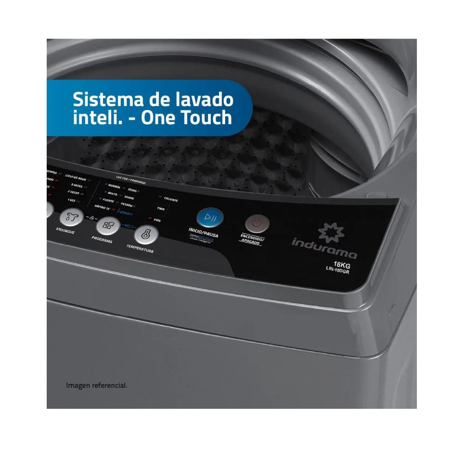 LAVADORA CARGA SUPERIOR 18KG GRIS LRI-18DGR + ASPIRADORA SAMSUNG VCC4190V3KXZS 2000W - 2