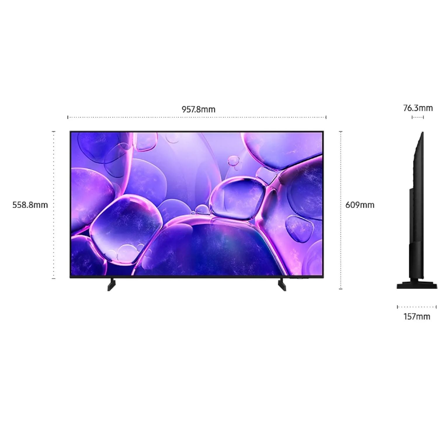 TELEVISOR SAMSUNG CRYSTAL 43 ULTRA HD UN43U8000FGXPE - 2