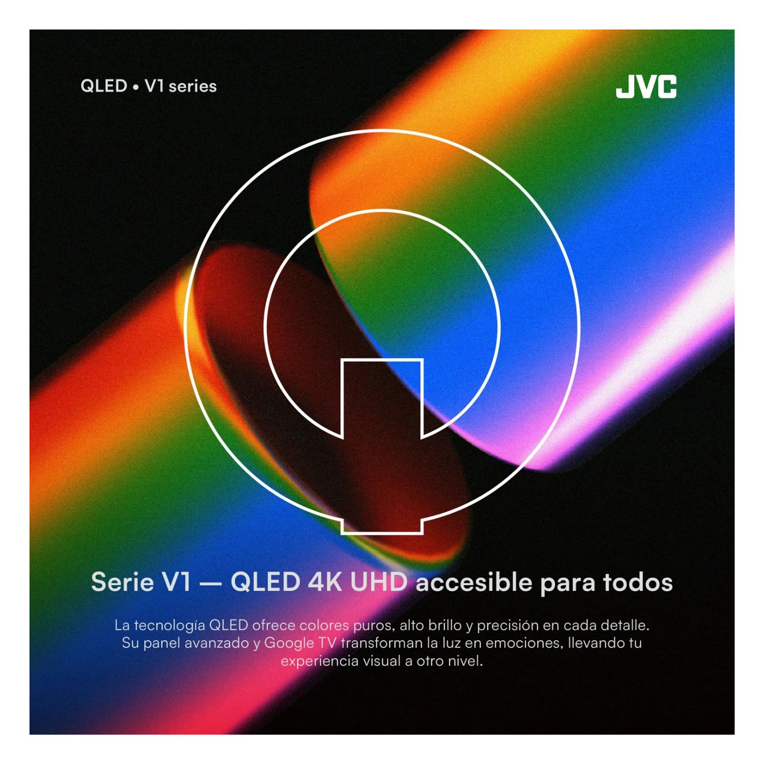TELEVISOR JVC 43 QLED UHD 4K GOOGLE TV LT-43KB758 SMART TV - 3