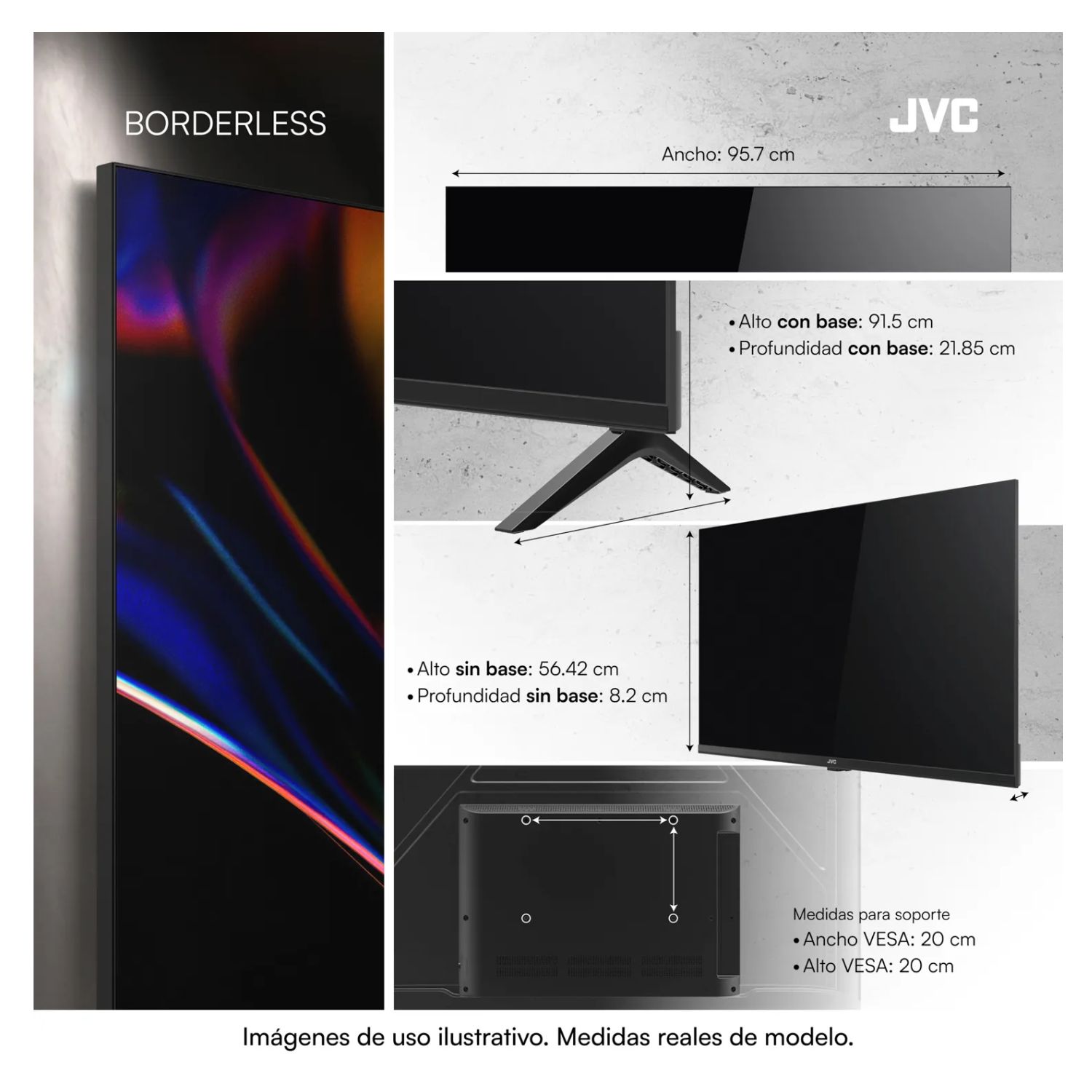TELEVISOR JVC 43 QLED UHD 4K GOOGLE TV LT-43KB758 SMART TV - 8