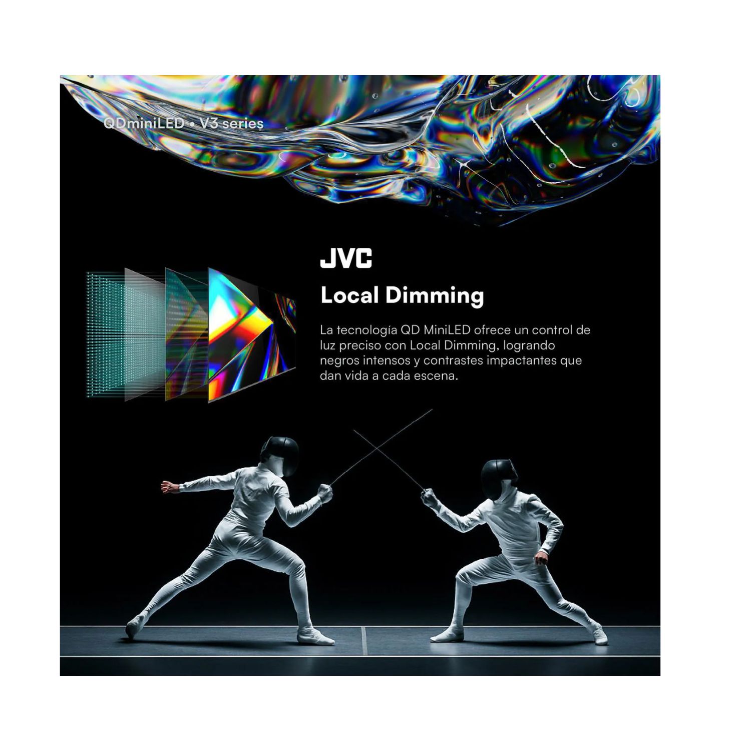TELEVISOR JVC MINILED 55 ' 4K ULTRA HD GOOGLE TV LT-55KM958 - 4
