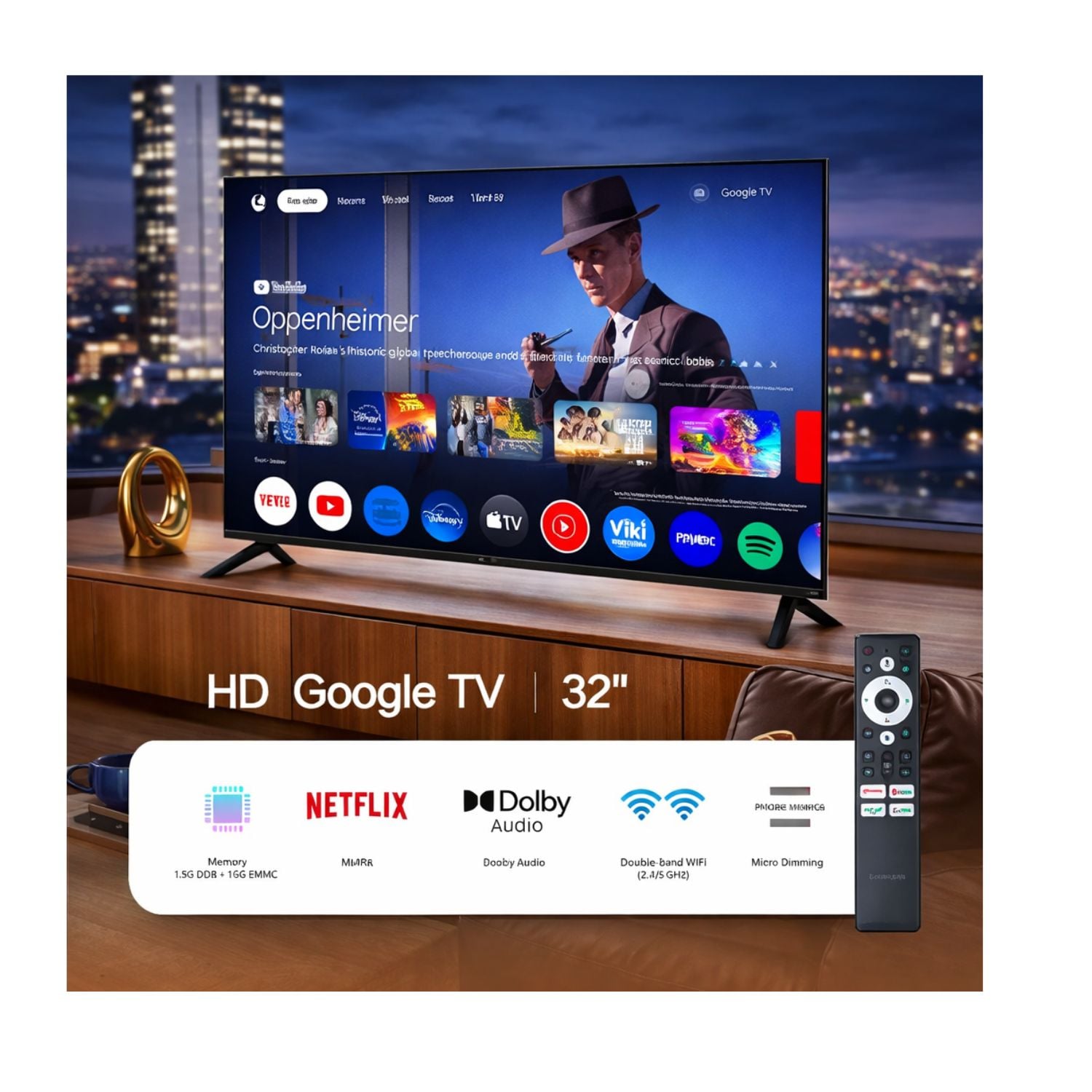 TELEVISOR BLACKLINE LED 32 HD SMART TV BL32-T3000HD - 5