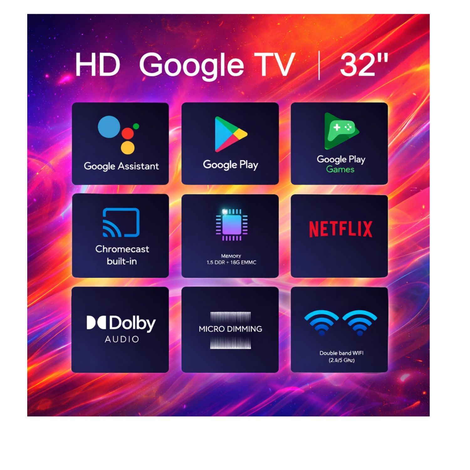 TELEVISOR BLACKLINE LED 32 HD SMART TV BL32-T3000HD - 6