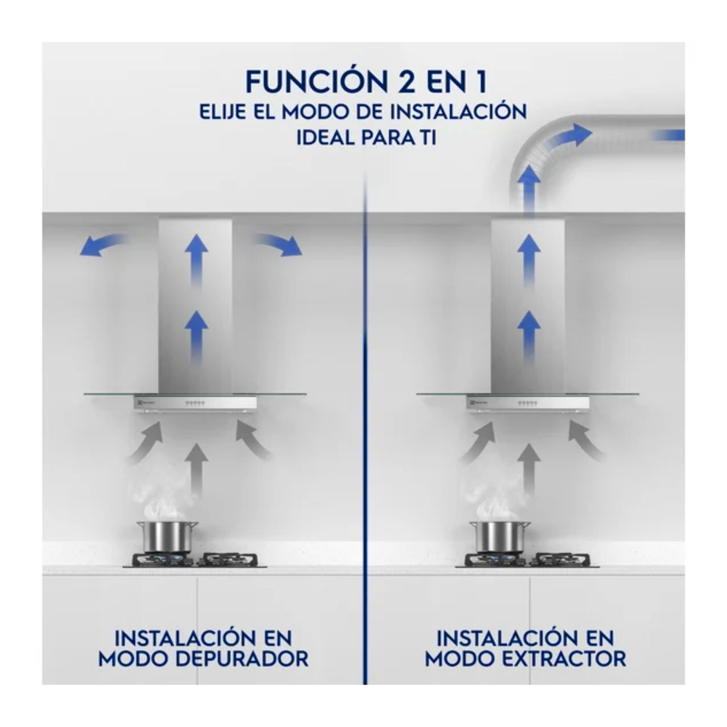 CAMPANA DECORATIVA ELECTROLUX CE6VX 60 CM - 5