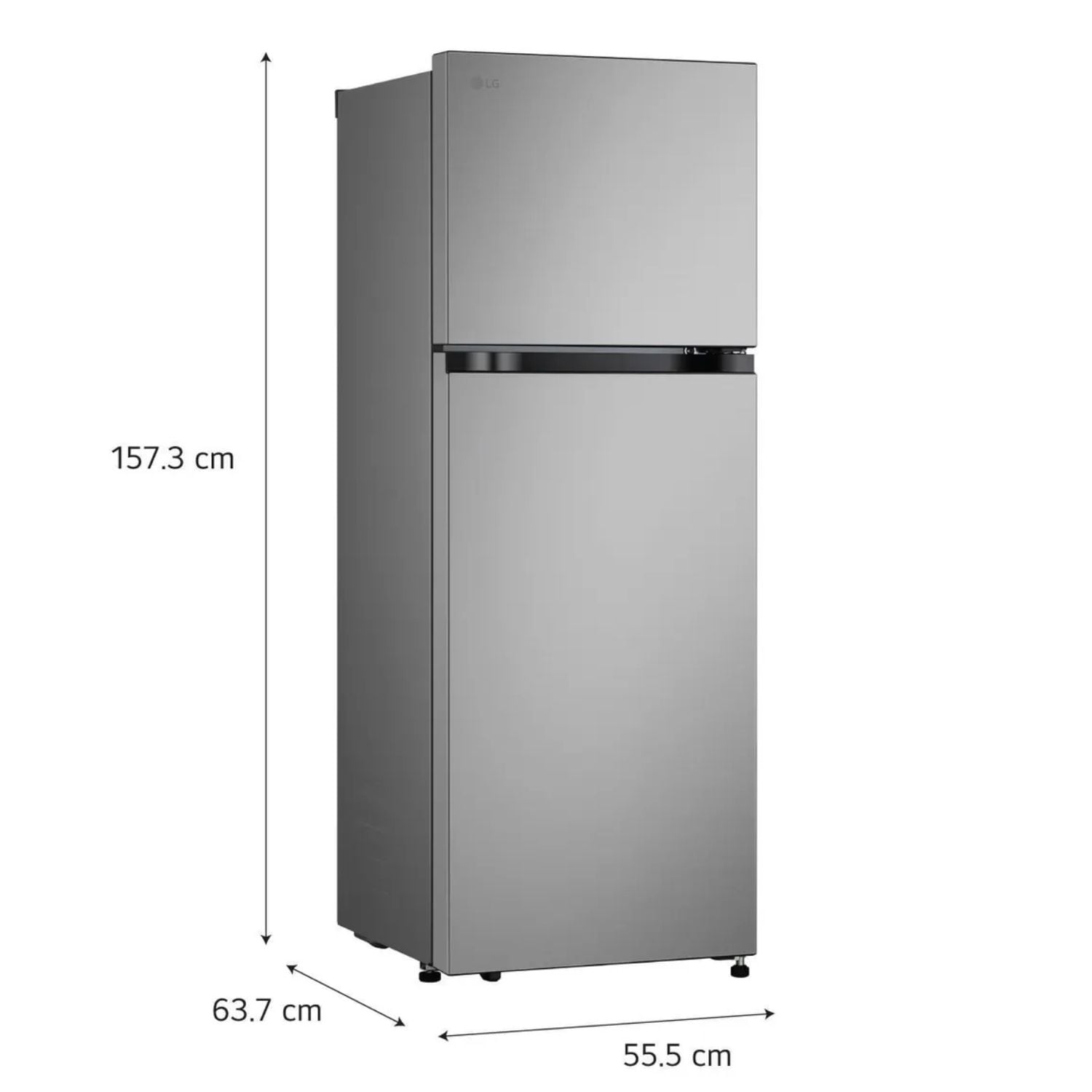 REFRIGERADORA LG VT24BPY TOP FREEZER 241 LITROS NO FROST PLATATEADO - 2