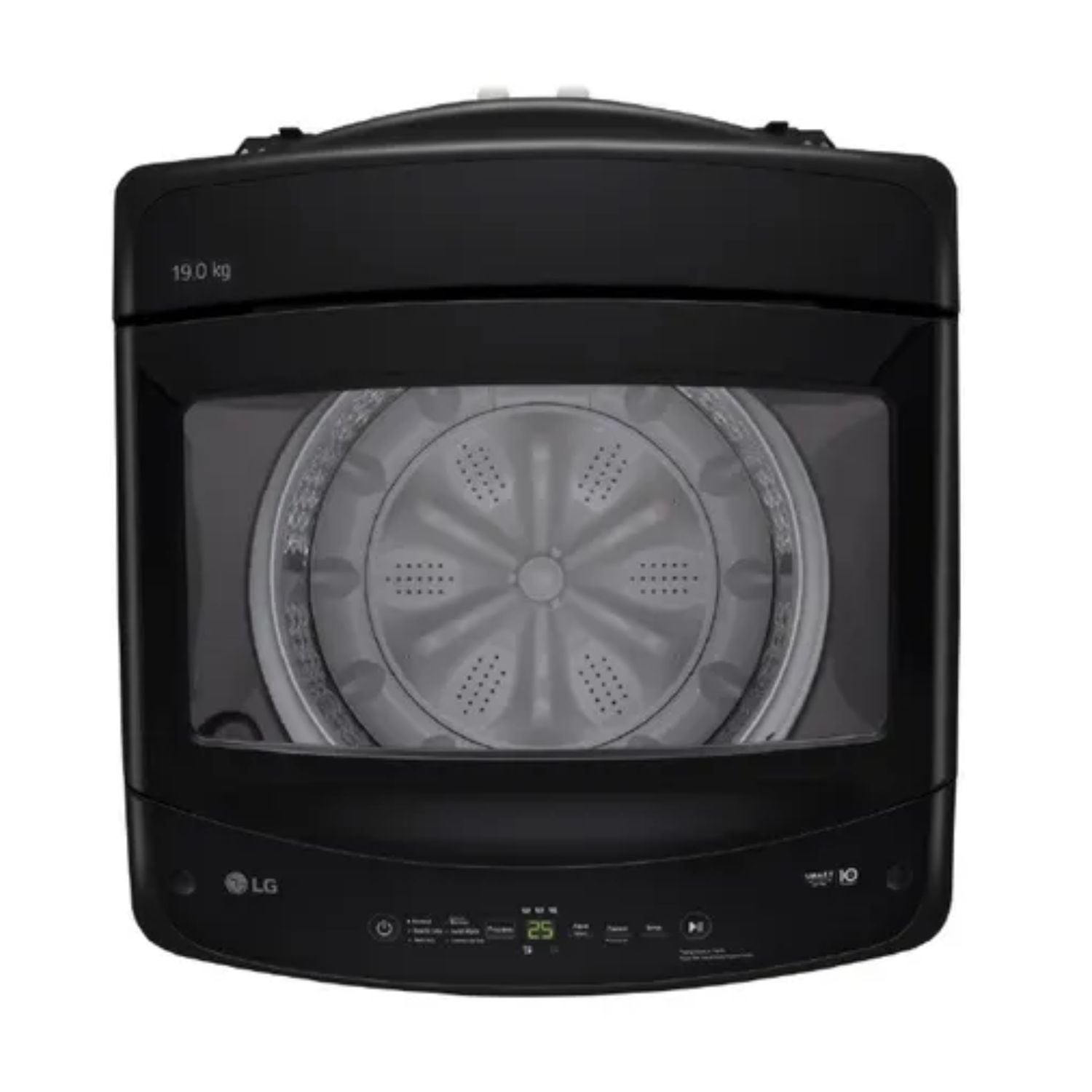 LAVADORA LG TURBODRUM 19KG WT19OBVTB NEGRO - 5