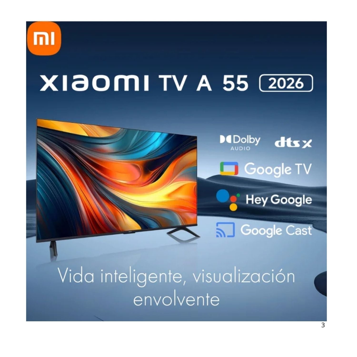 TELEVISOR XIAOMI 55 L55MB-APH UHD 4K 2026 - 3