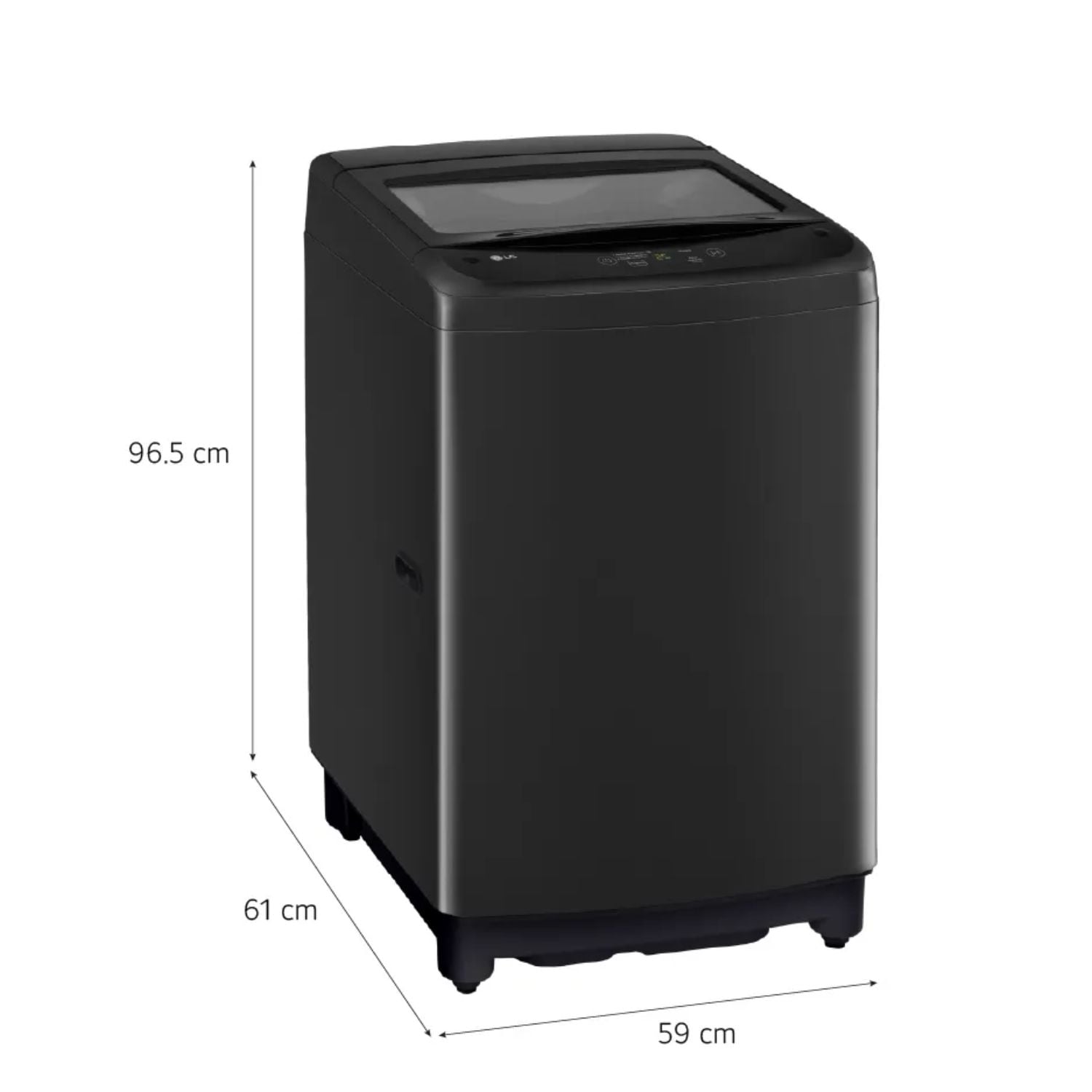 LAVADORA LG CARGA SUPERIOR 13KG WT13OBVTB ONYX NEGRO - 2