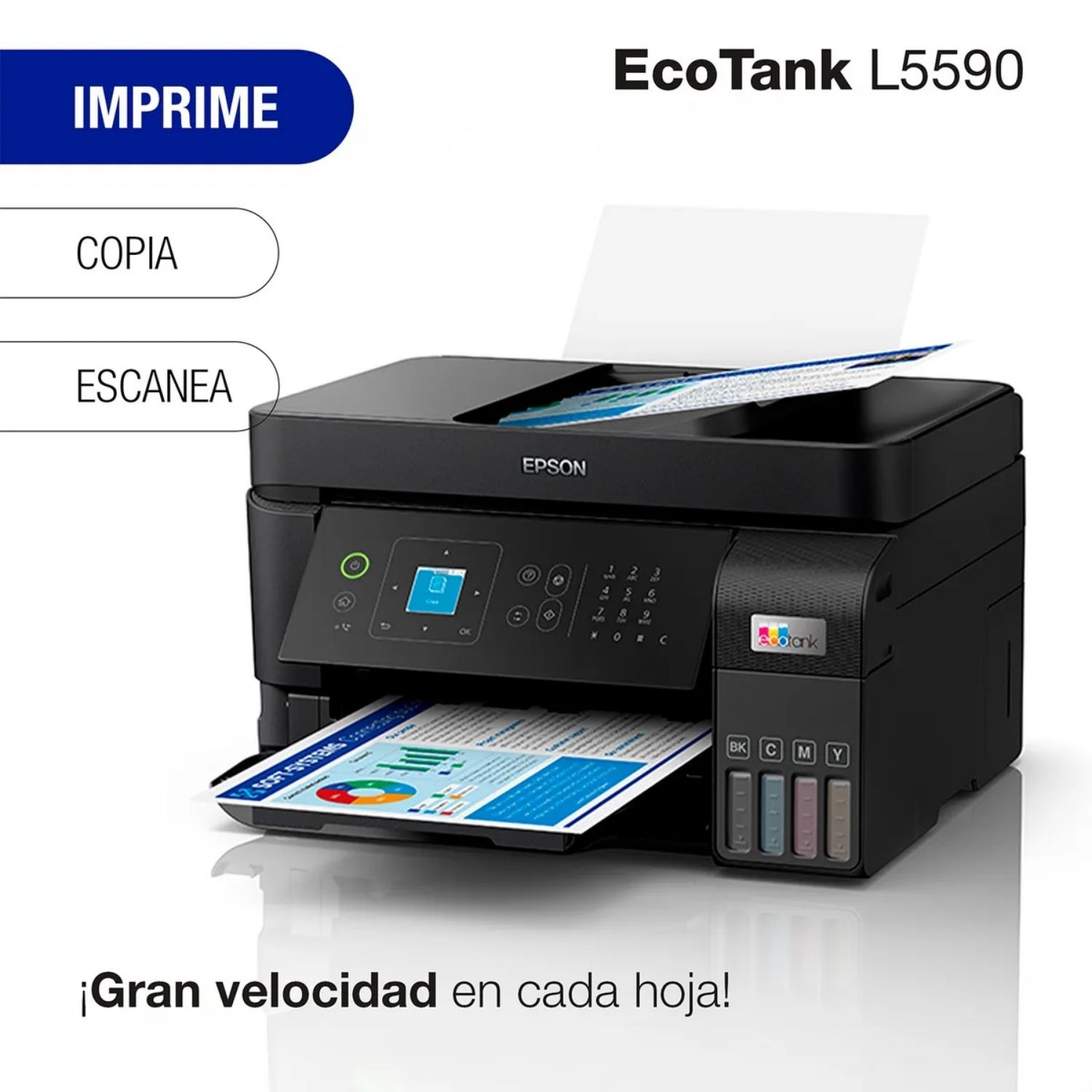 IMPRESORA MULTIFUNCIONAL EPSON ECOTANK L5590 WIFI - 2