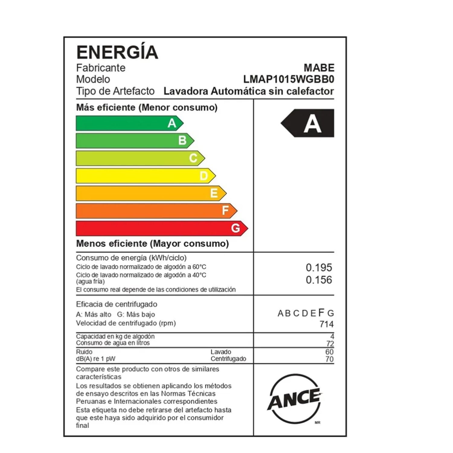LAVADORA MABE DE 10 KG SILVER LMAP1015WGBB0 AUTOMÁTICA - 9
