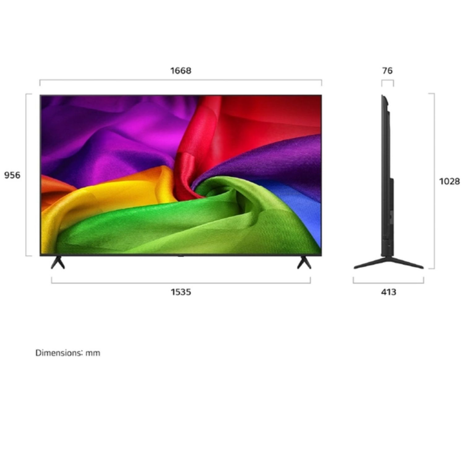 TELEVISOR LG 75' NANO 75NU800BPSB 4K UHD AI SMART TV 2026 - 2