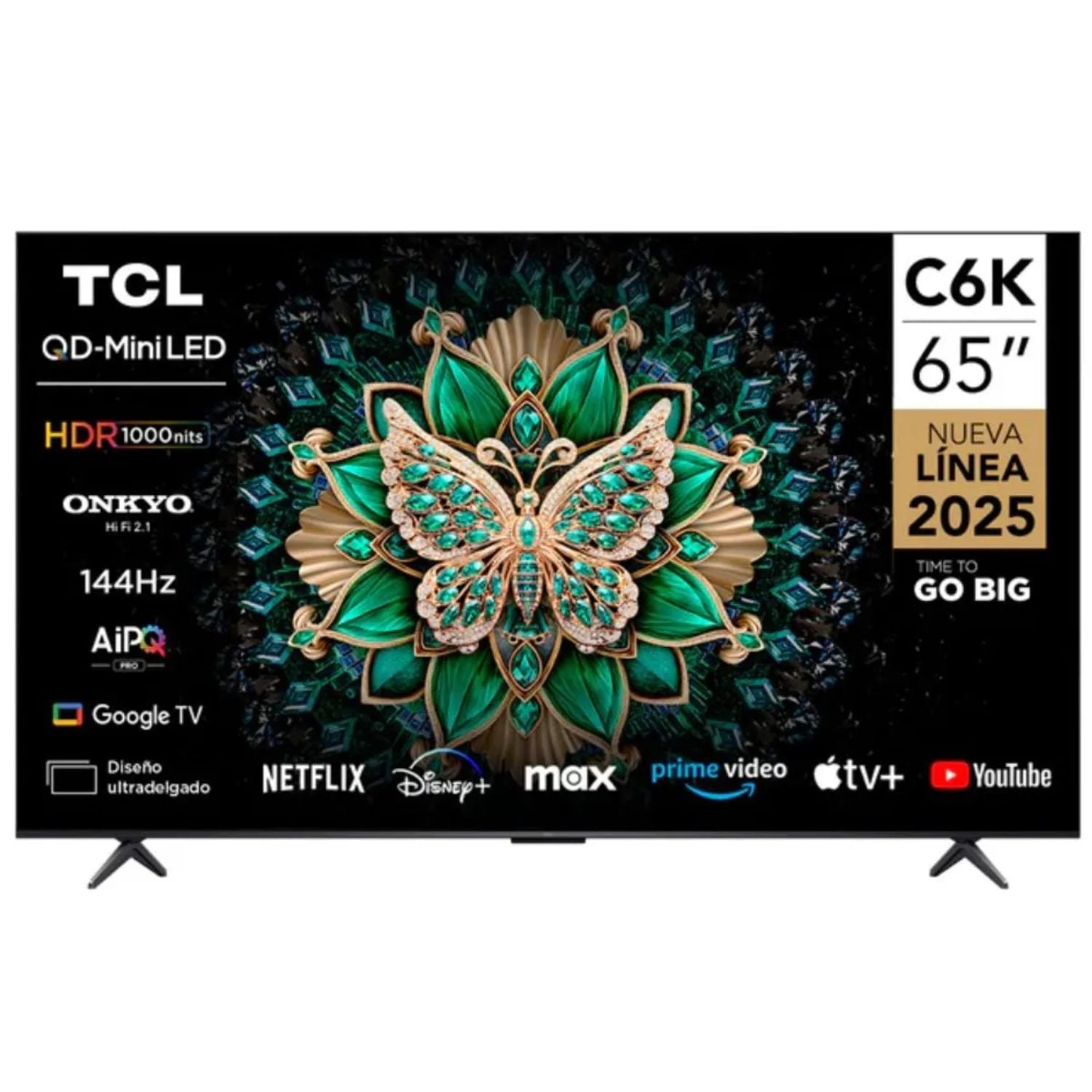 TELEVISOR TCL 65 4K QD MINI LED GOOGLE TV 65C6KS - 1