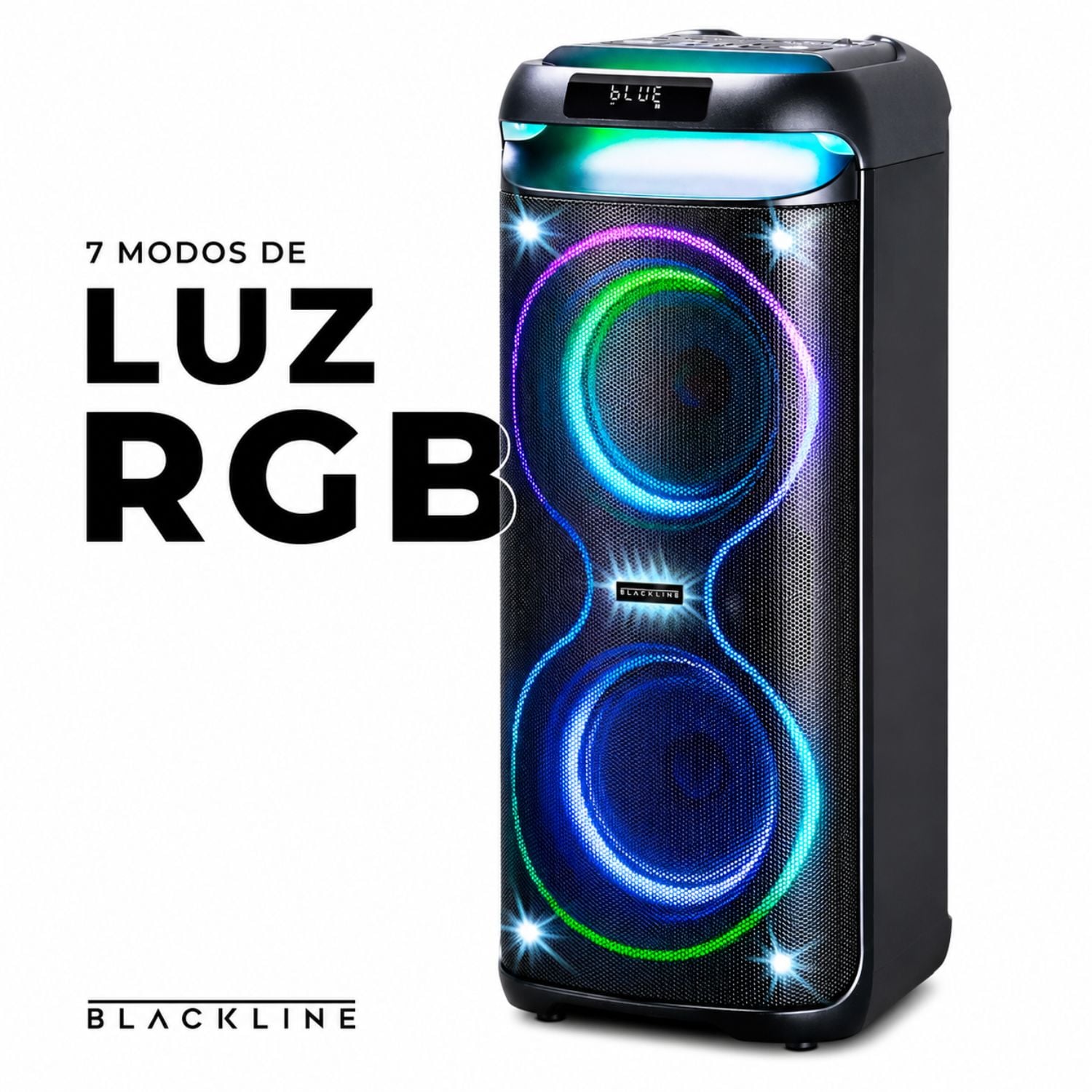 TORRE BLACKLINE TORRBL65INF 40W 2X6.5 BT FM SONIDO ESPACIAL DSP TWS - 4