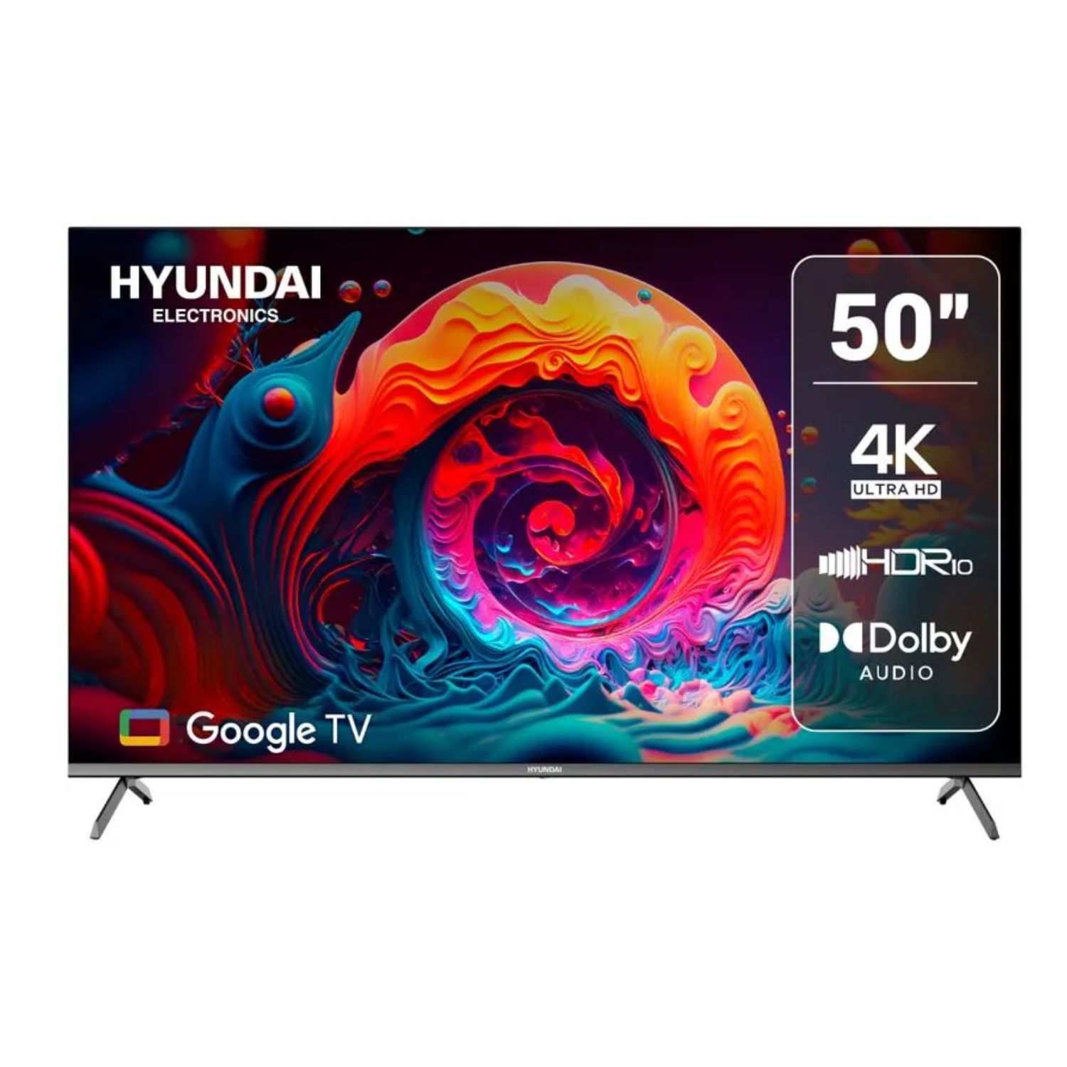 TELEVISOR HYUNDAI 50 HYLED5024G 4K UHD GOOGLE TV - 1